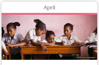4月、株式会社クニエ様のクリック募金「One Click for Smile」にご参加ください