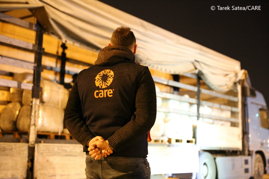 トルコ・シリア地震：シリア北西部の学校やモスクほか避難所などへの物資輸送を行っています