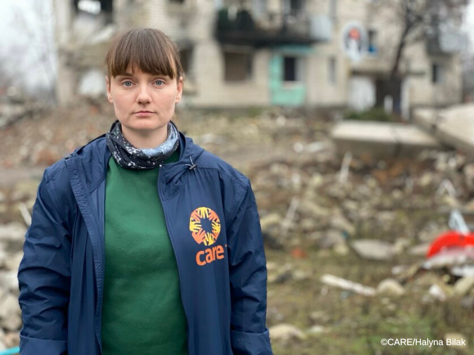 ウクライナの女性や女子に対する持続的な人道支援の必要性を訴える