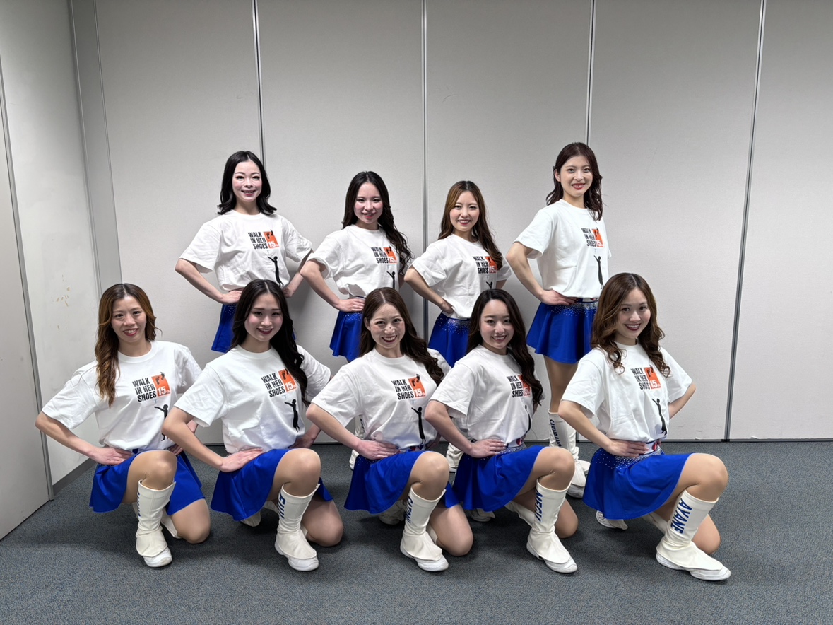 横浜F・マリノスオフィシャルチアリーダーズ　トリコロールマーメイズさんが、歩く国際協力「Walk in Her Shoes 2026」アンバサダーに就任！